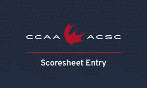 CCAA Scoresheet Entry